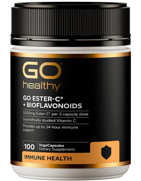 GO Ester-C+Bioflavonoids VCaps 100s